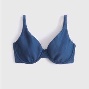Abercrombie & Fitch Curve Love High Apex Underwire Bikini Top